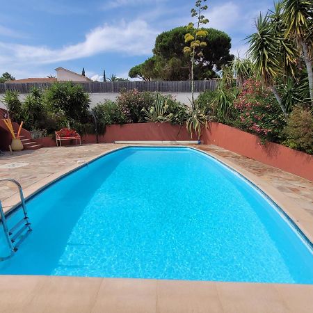 Villa Palm' Issambres 6-7 Personnes, Clim, Avec Piscine, Jardin Et Parking Prives La Garonnette-Plage Luaran gambar
