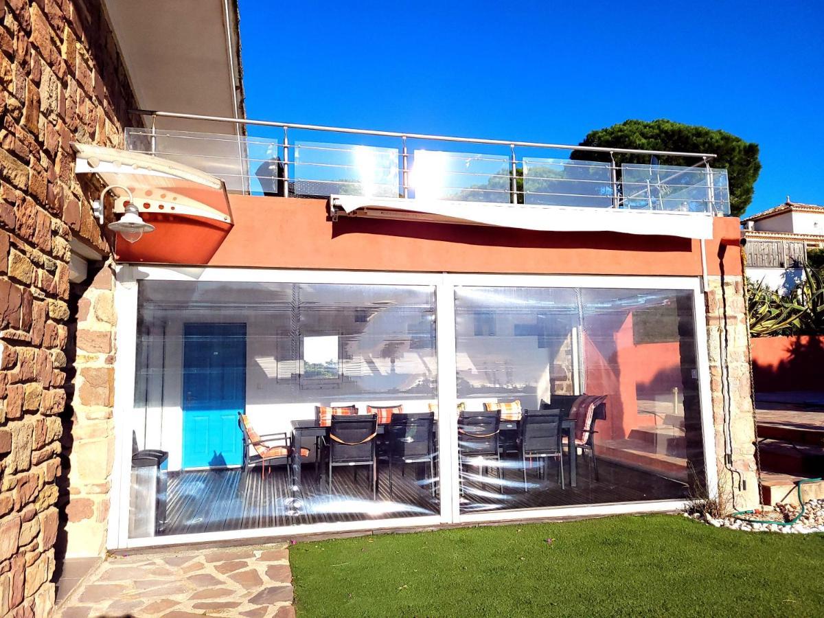 Villa Palm' Issambres 6-7 Personnes, Clim, Avec Piscine, Jardin Et Parking Prives La Garonnette-Plage Luaran gambar