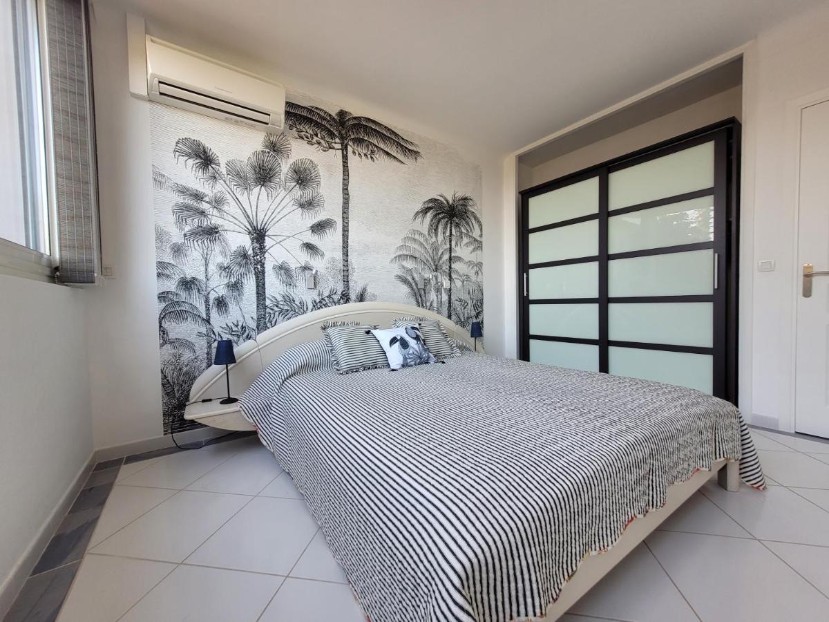 Villa Palm' Issambres 6-7 Personnes, Clim, Avec Piscine, Jardin Et Parking Prives La Garonnette-Plage Luaran gambar