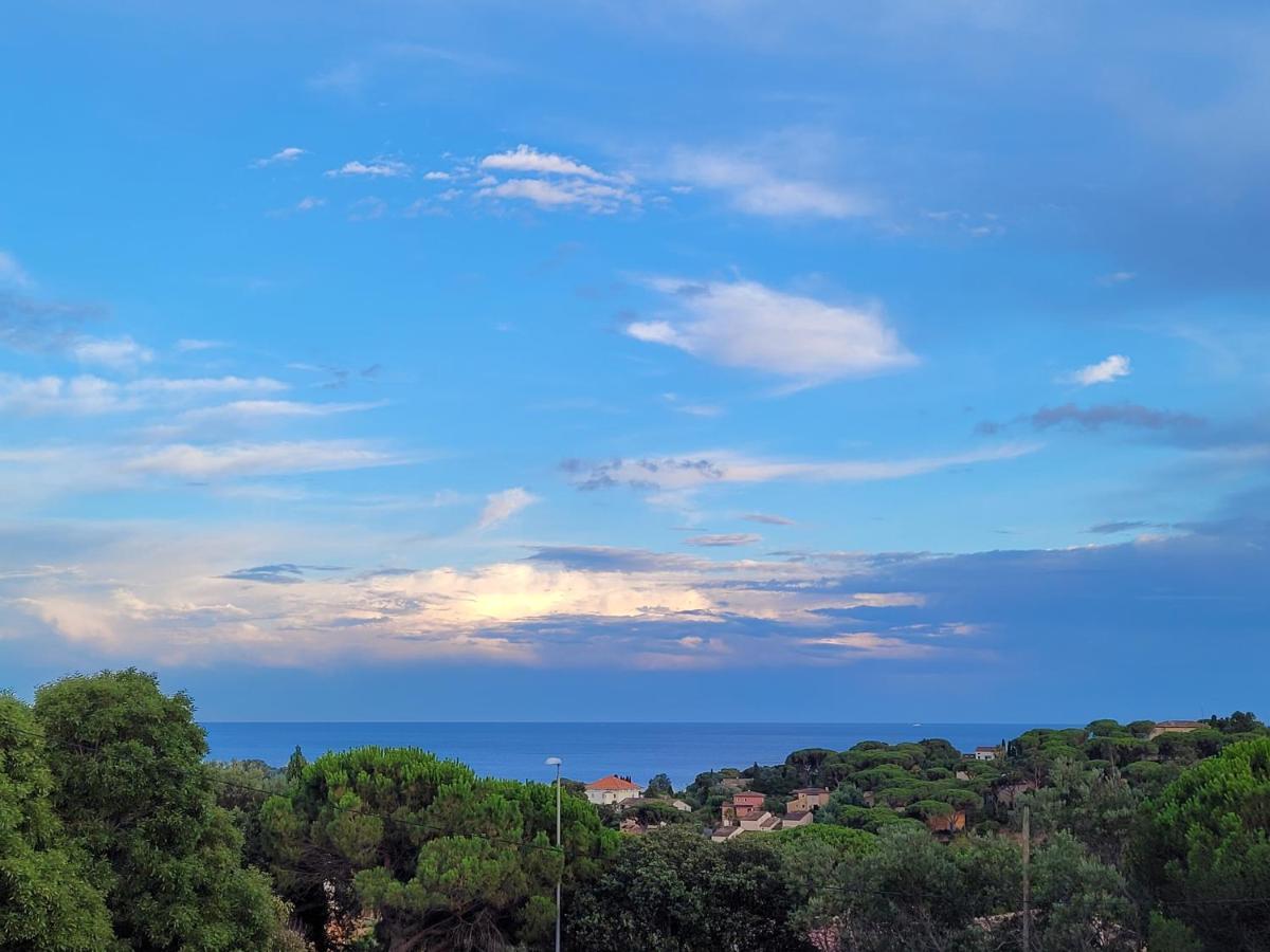 Villa Palm' Issambres 6-7 Personnes, Clim, Avec Piscine, Jardin Et Parking Prives La Garonnette-Plage Luaran gambar