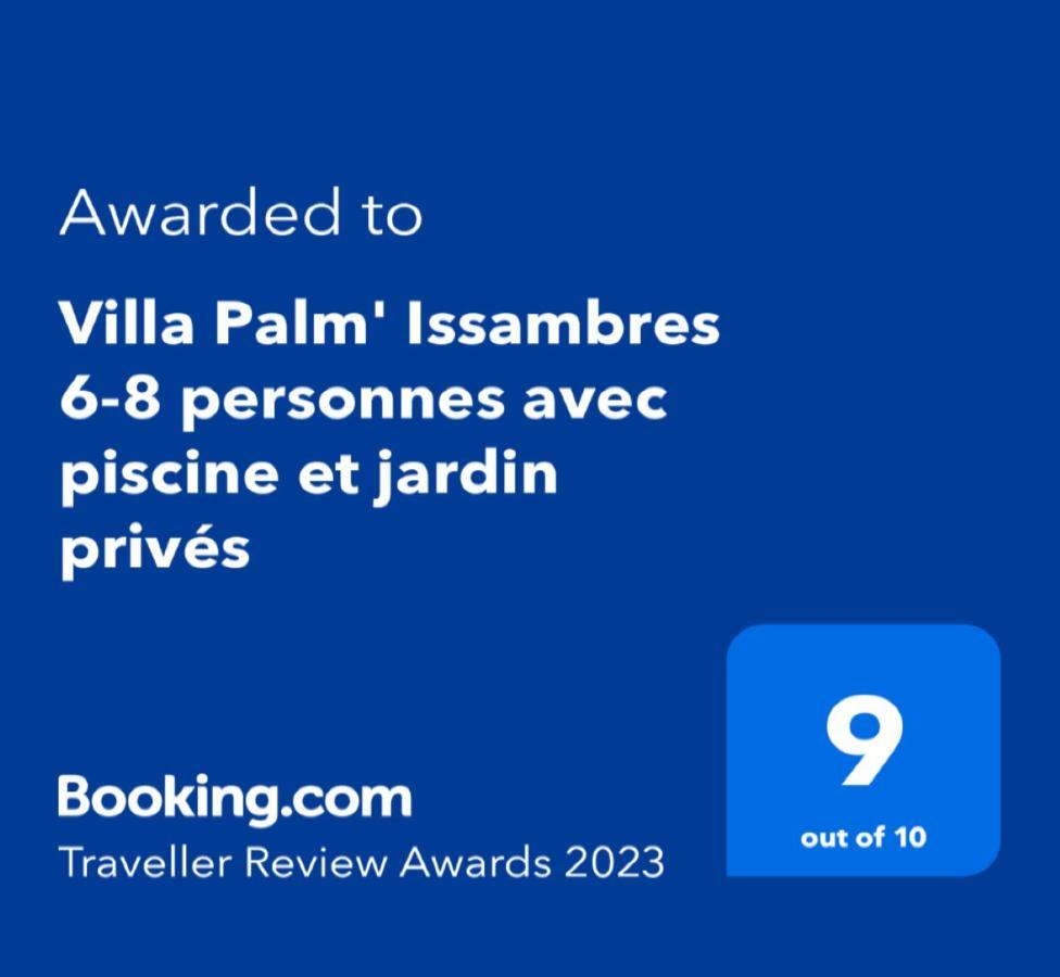 Villa Palm' Issambres 6-7 Personnes, Clim, Avec Piscine, Jardin Et Parking Prives La Garonnette-Plage Luaran gambar