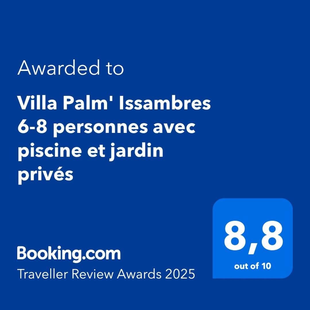 Villa Palm' Issambres 6-7 Personnes, Clim, Avec Piscine, Jardin Et Parking Prives La Garonnette-Plage Luaran gambar